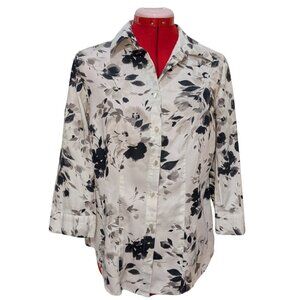Van Heusen 100% Cotton Floral Button-Up